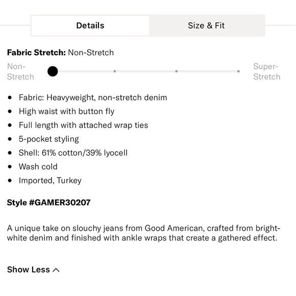 Good American Good Boy Ankle Wrap Jeans - Picture 7 of 14